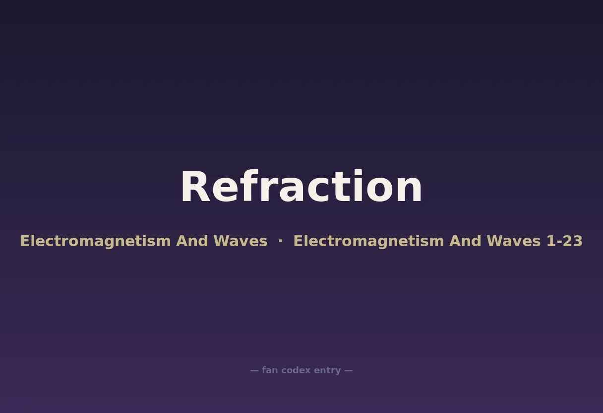 Refraction